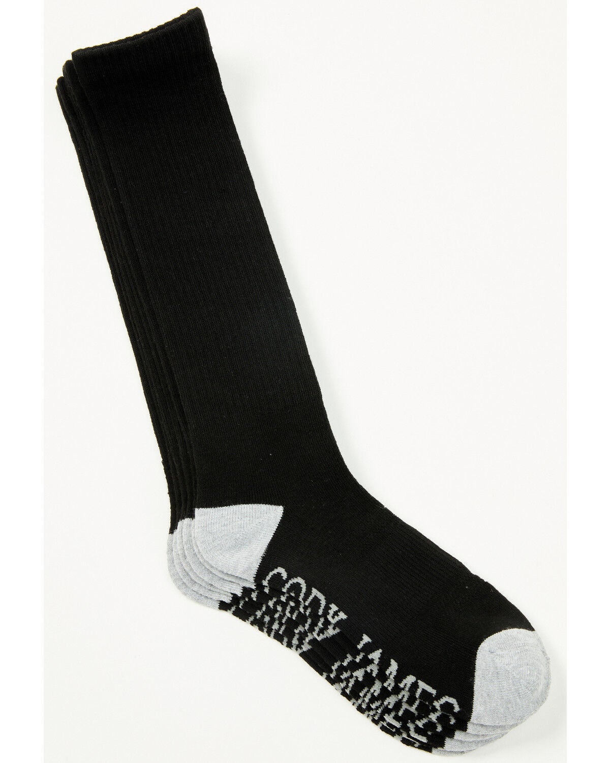 Image #1 - Cody James Men's Over The Calf Socks - 3 Pack, Black, hi-res
