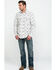 Image #6 - Rock & Roll Denim Men's Washed Guitar Print Long Sleeve Western Shirt, , hi-res