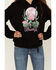 Wrangler Girls' Desert Graphic Hoodie , Black, hi-res