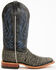 Image #2 - Horse Power Men's Coco Caiman Print Western Boots - Broad Square Toe, Grey, hi-res
