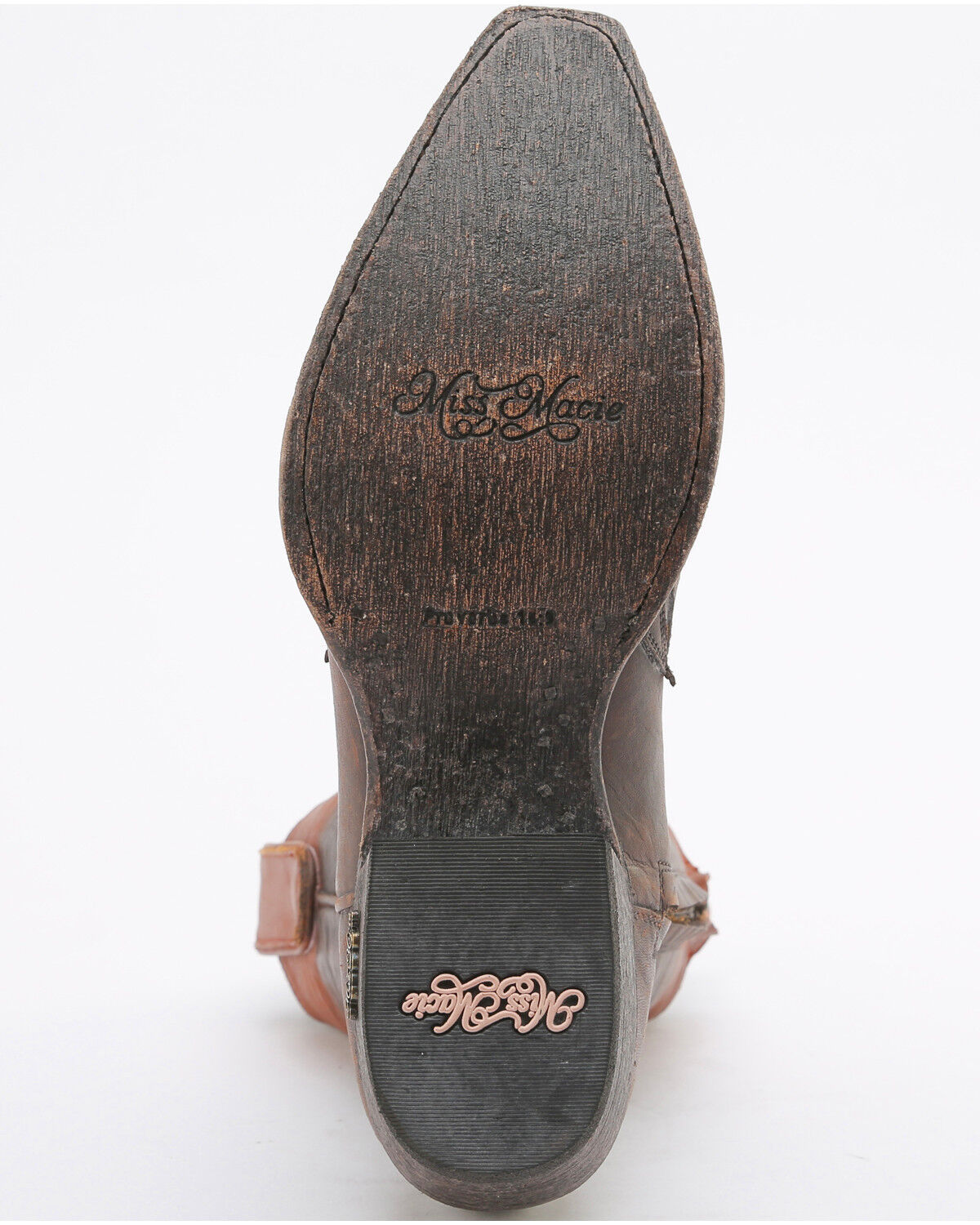 Image #5 - Miss Macie Women's Brown Weatherford Boots - Snip Toe, Brown, hi-res