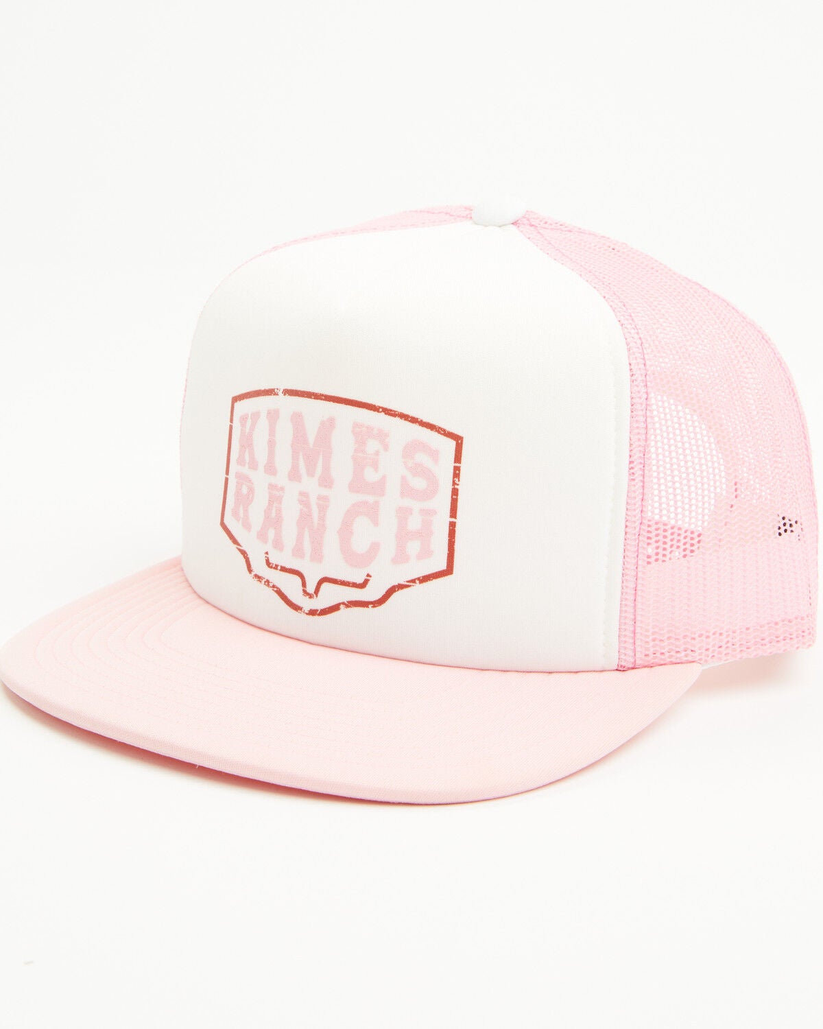 Kimes Ranch Women's Wood Block Ball Cap, Pink, hi-res