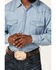 Resistol Men's Rawlins Denim Long Sleeve Snap Western Shirt, Indigo, hi-res