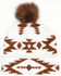Image #1 - Idyllwind Women's Dovecote Southwestern Print Sherpa Beanie, Brown, hi-res