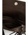 Image #3 - Idyllwind Women's Briley Oversized Metallic Fringe Clutch, Chocolate, hi-res