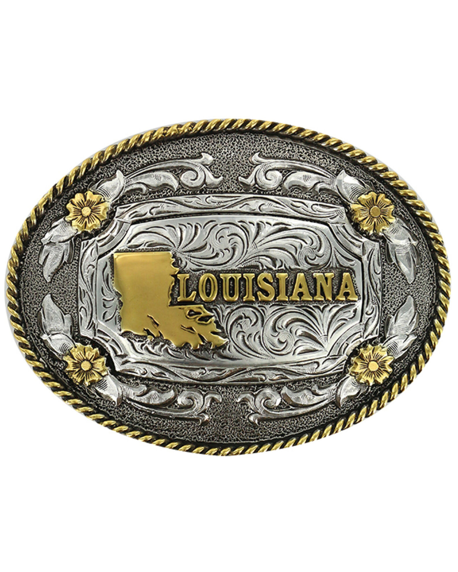 Cody James Dual Tone Oval Louisiana Buckle