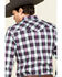 Image #5 - Rock 47 By Wrangler Men's Med Plaid Print Embroidered Long Sleeve Western Shirt , Black, hi-res