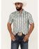 Image #1 - Rock & Roll Denim Men's Southwestern Print Short Sleeve Polo Shirt, Natural, hi-res