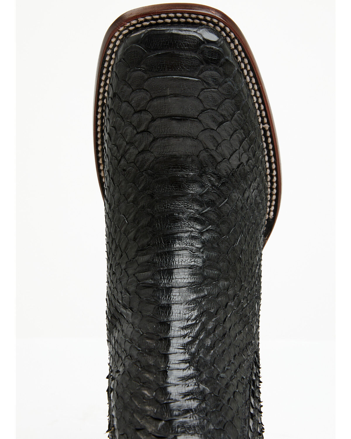 Image #6 - Cody James Men's Hash Exotic Python Western Ankle Boots - Broad Square Toe, Black, hi-res