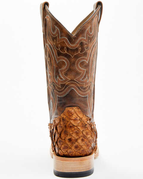 Image #5 - Cody James Men's Exotic Pirarucu Western Boots - Broad Square Toe , Caramel, hi-res