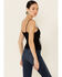Image #4 - Mystree Women's Sweater-Knit Lace-Up Cami, Black, hi-res