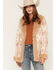 Image #1 - Shyanne Women's Tinsey Tapestry Print Faux Suede Coat, Natural, hi-res