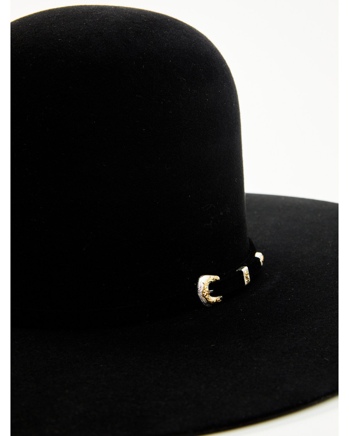 Image #2 - Serratelli Salinas 20X Felt Cowboy Hat, Black, hi-res
