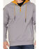 Image #3 - Brothers and Sons Men's French Terry Anorak 1/4 Zip Hooded Pullover, Dark Grey, hi-res