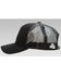 Image #3 - RopeSmart Men's Black Hawg Gear Rubber Logo Mesh-Back Trucker Cap, Black, hi-res