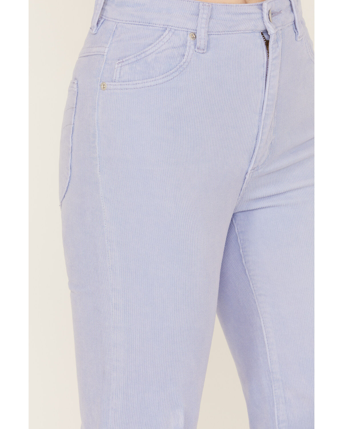 Image #2 - Rolla's Women's East Coast Corduroy Stretch Flare Jeans, Light Purple, hi-res