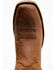 Image #6 - Double H Men's 11" Stockman Ice Roper Western Boots - Broad Square Toe, Chocolate, hi-res