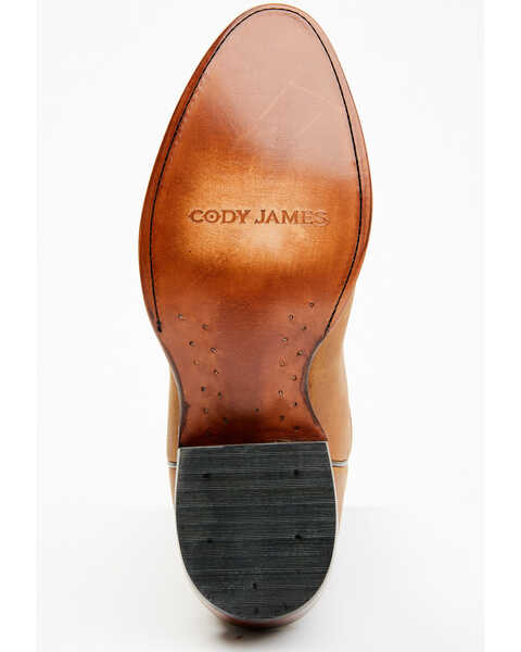 Image #7 - Cody James Men's Western Boots - Round Toe, Tan, hi-res