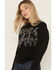 Image #2 - Wrangler Retro Women's Horse Crewneck Sweater, Black, hi-res