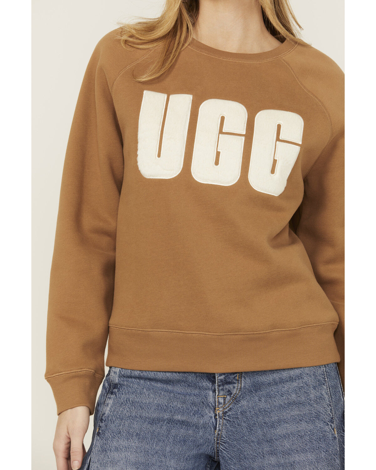 Image #3 - Ugg Women's Madeline Logo Crewneck Sweatshirt, Rust Copper, hi-res