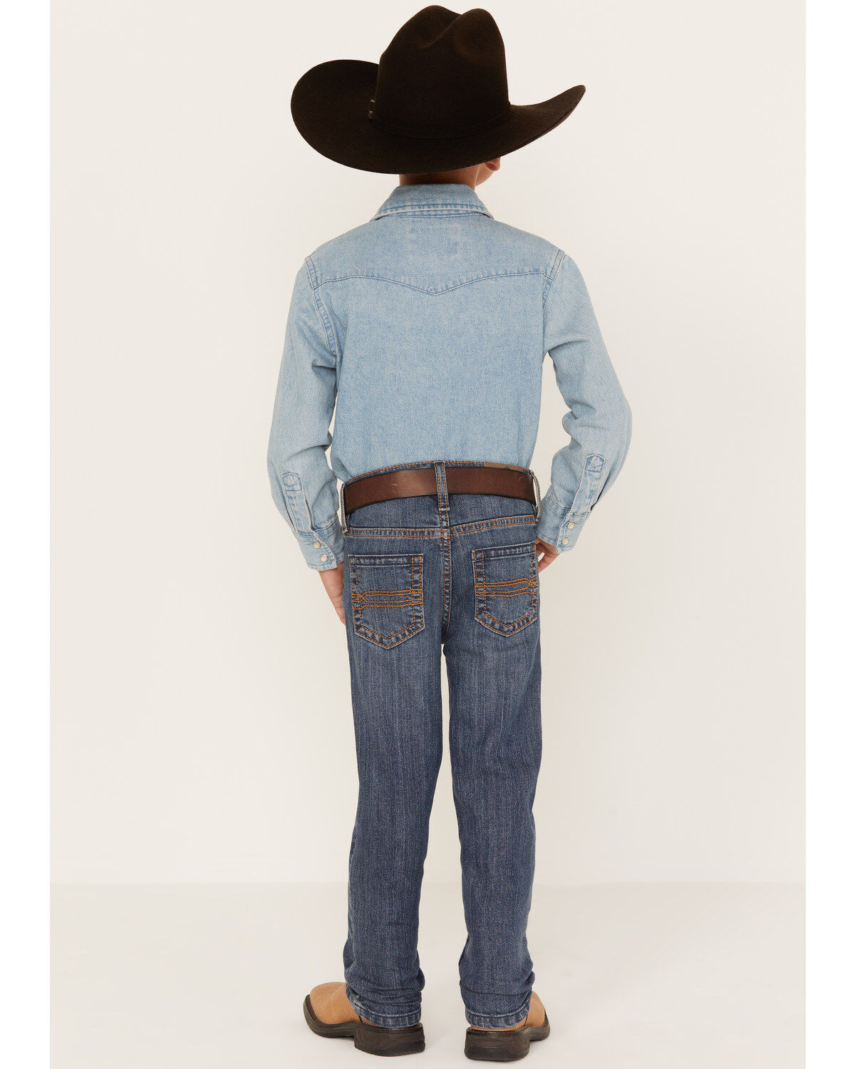 Image #3 - Cody James Little Boys' Dark Wash Slim Straight Equalizer Jeans, Dark Wash, hi-res