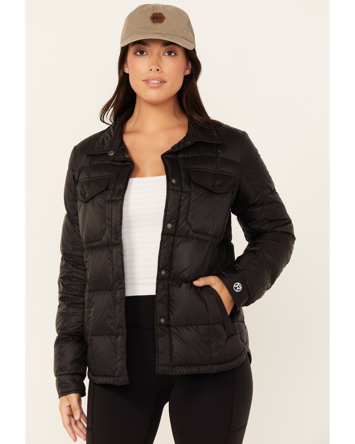 Roper Women's Lightweight Parachute Jacket, Black, hi-res