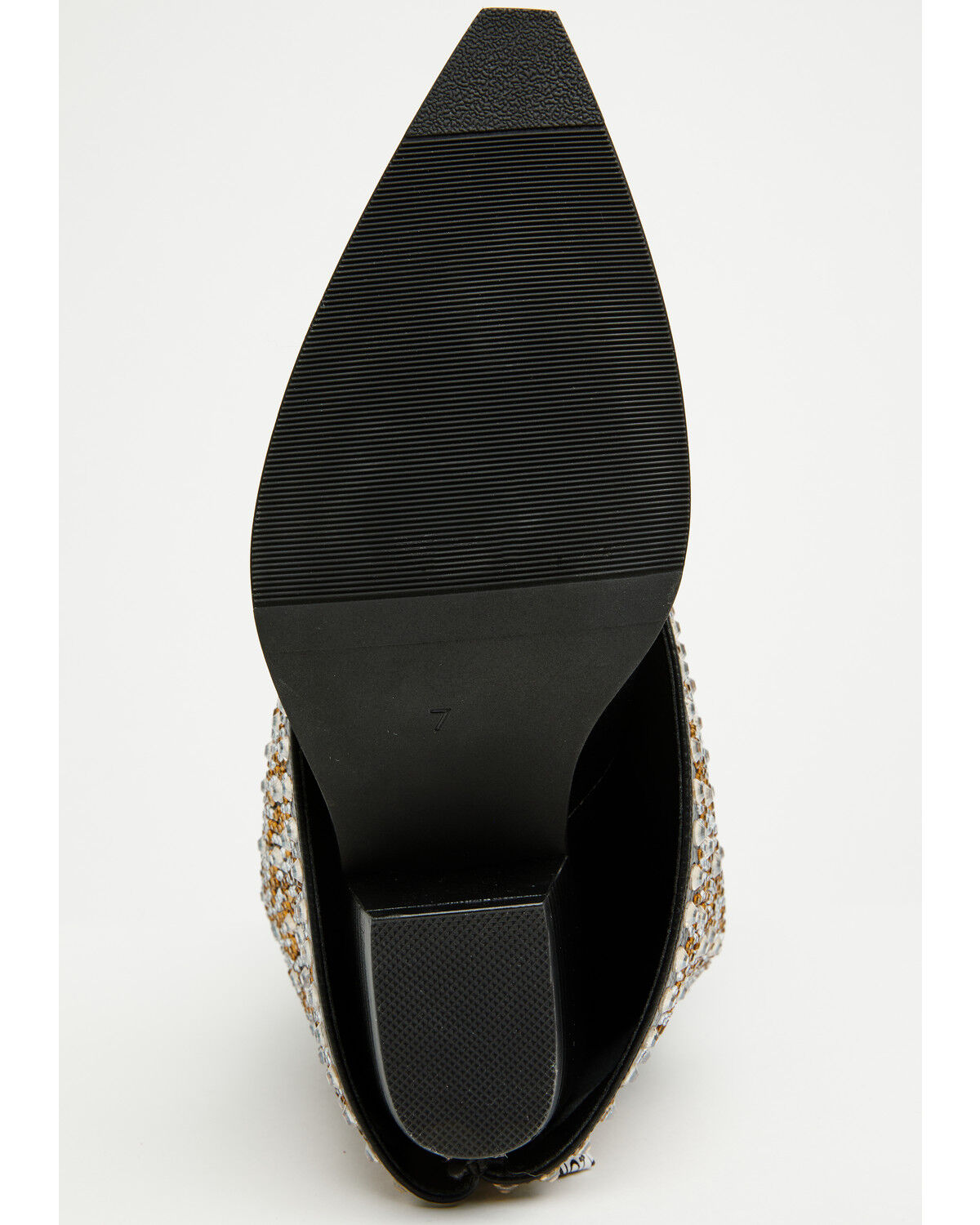 Image #7 - Azalea Wang Women's Beth Rhinestone Tall Fashion Boots - Snip Toe, Black, hi-res