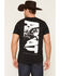 Image #1 - Ariat Men's Silo Charge Short Sleeve Graphic T-Shirt, Black, hi-res