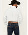 Image #4 - Wrangler Men's Classic Geo Print Long Sleeve Button-Down Stretch Western Shirt, Blue, hi-res