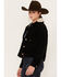 Image #2 - Wrangler Women's Corduroy Western Ranch Jacket, Black, hi-res