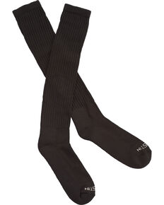 justin boot socks over calf