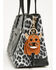 Image #1 - Shyanne Women's Bull Stacked Bag Charm, Brown, hi-res