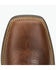 Image #6 - Justin Men's Norman Chelsea Boots - Broad Square Toe, Brown, hi-res