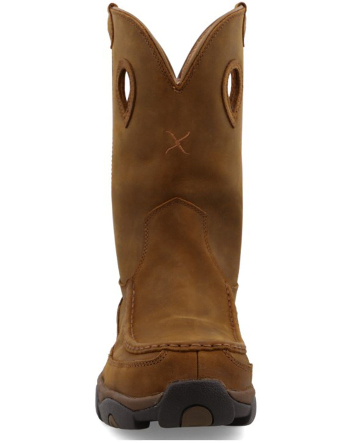 Image #4 - Twisted X Men's Waterproof Pull On Work Boots - Composite Toe, Brown, hi-res