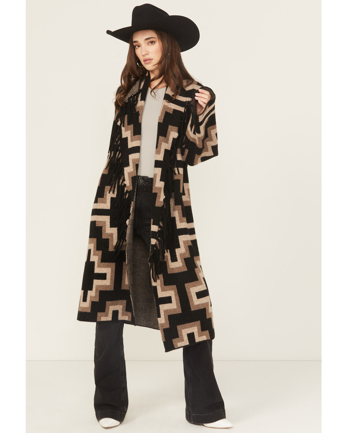 Product Name:  Ariat Women's Southwestern Print Barrel Cardigan