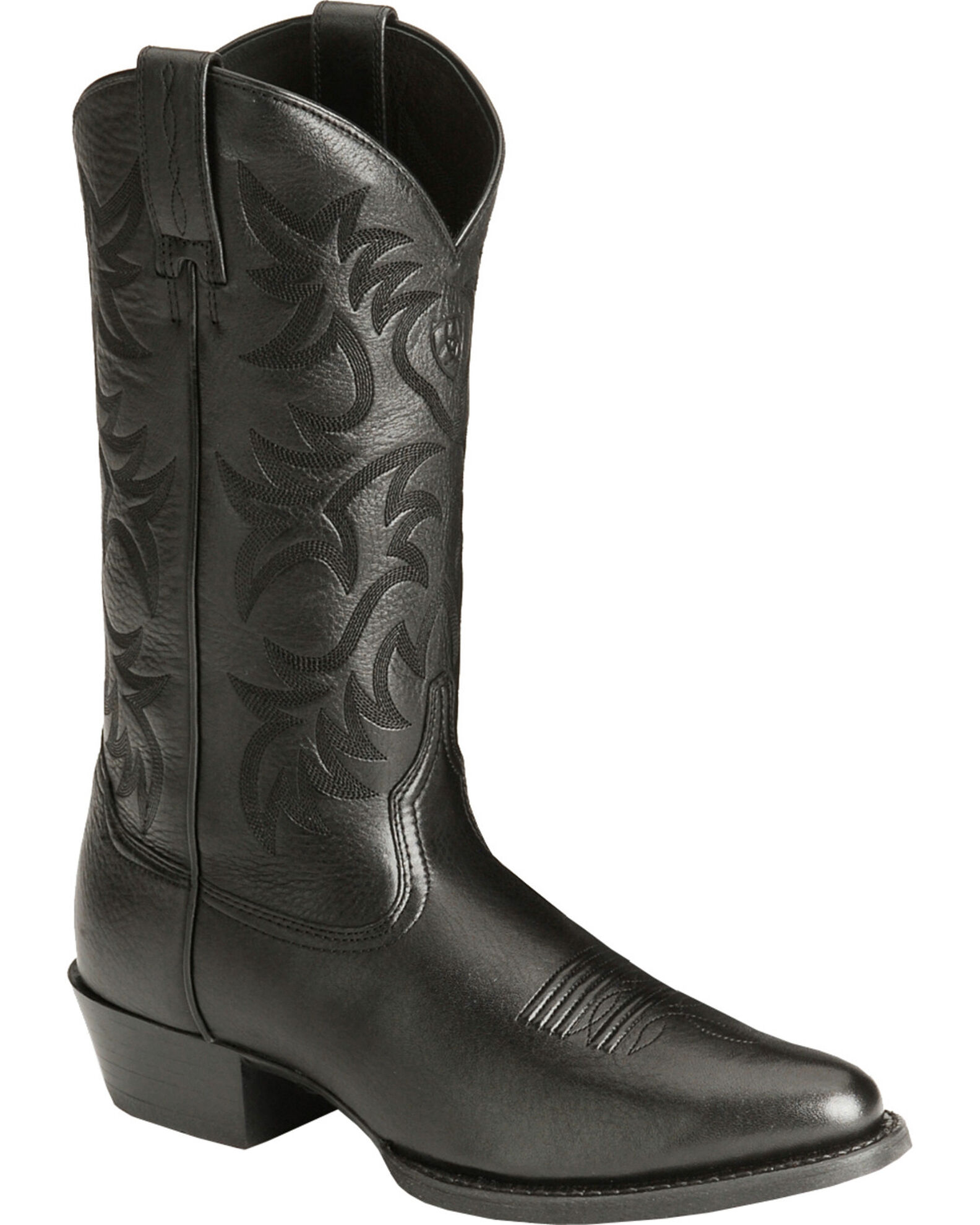 Ariat Heritage Western R Toe 10.5 Men&s Black