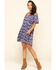 Red Label by Panhandle Women's Navy Cold Shoulder Dress, Navy, hi-res