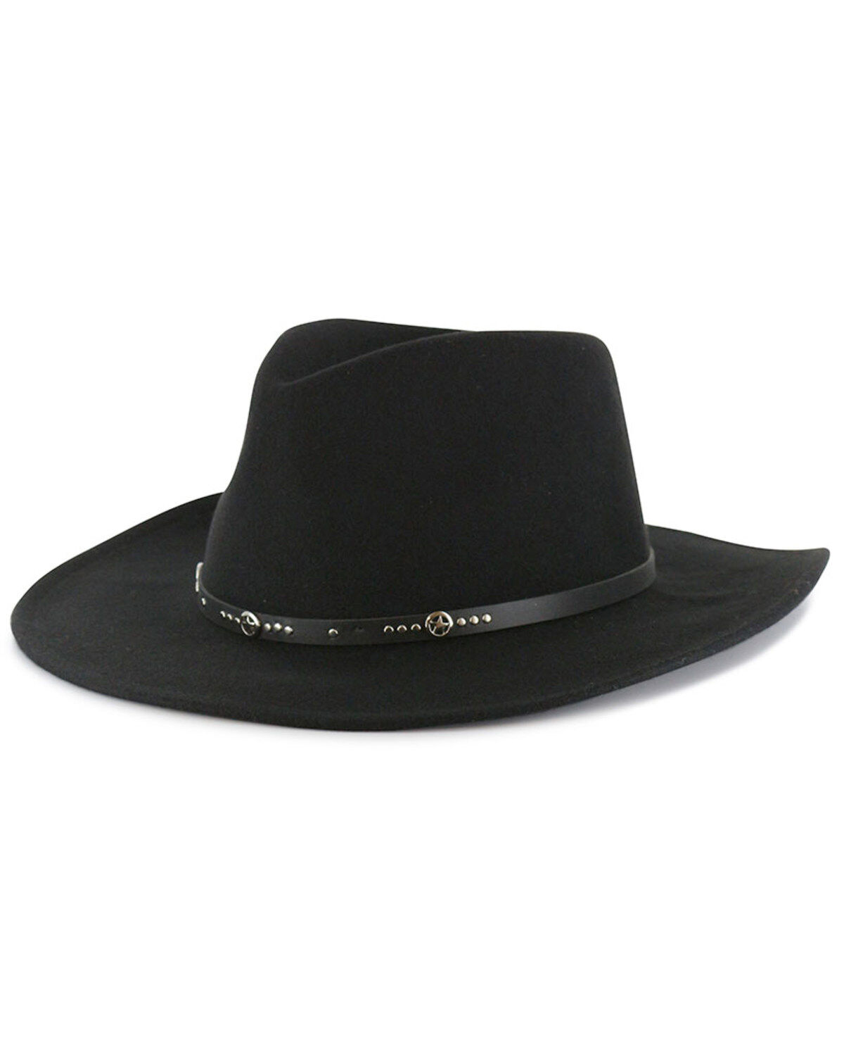 Image #1 - Cody James® Men's Sedona Wool Hat, Black, hi-res