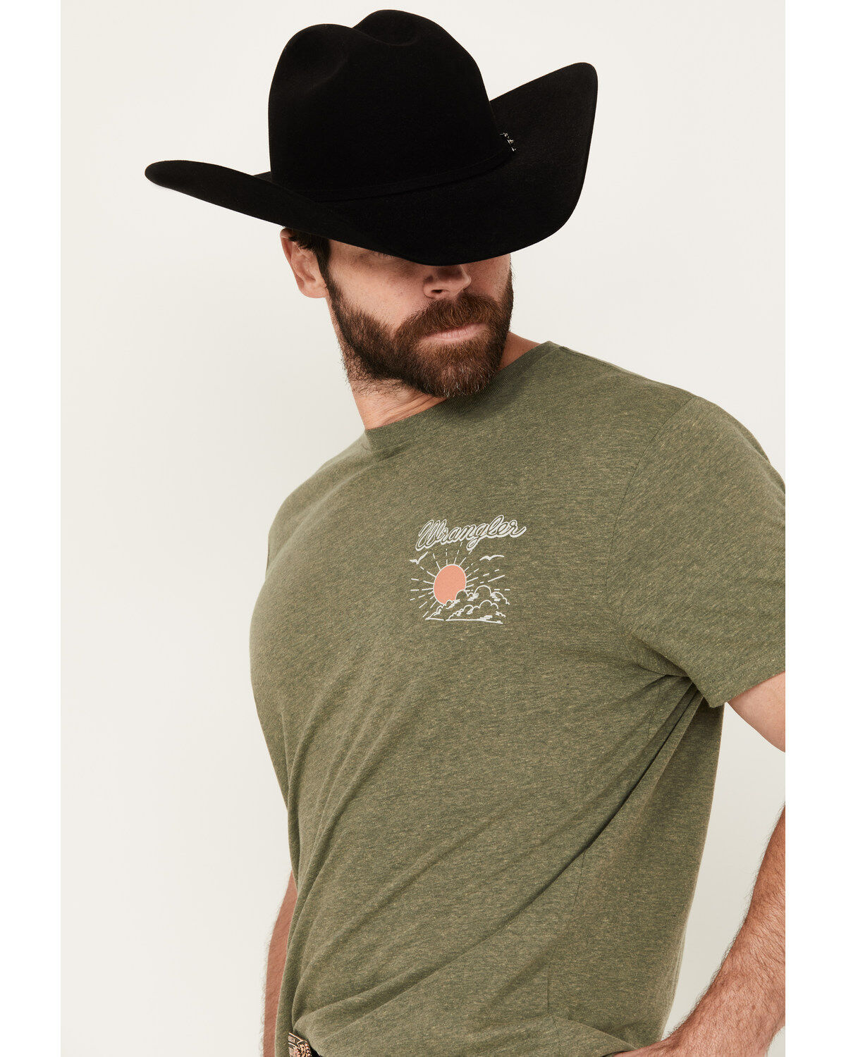 Image #2 - Wrangler Men's Scenic Sun Short Sleeve Graphic T-Shirt, , hi-res