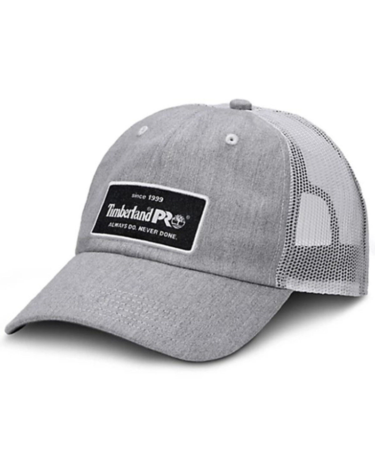 Image #1 - Timberland PRO Men's A.D.N.D. Logo Patch Mesh Back Baseball Cap, Charcoal, hi-res