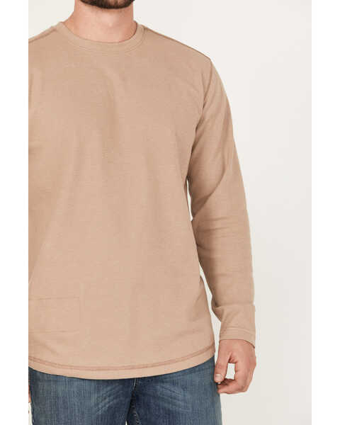 Image #3 - Cody James Men's FR Thermal Long Sleeve Work Shirt, Beige/khaki, hi-res