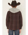 Image #4 - Ariat Boys' Retro Plaid Print Snap Shirt Jacket with Hood, Brown, hi-res