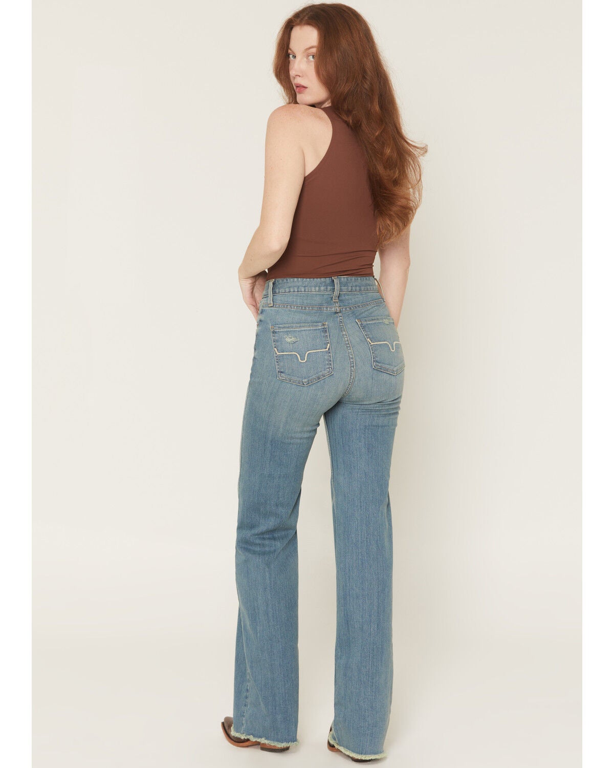 Product Name:  Kimes Ranch Women's Olivia Medium Wash High Rise Wide Leg Jeans