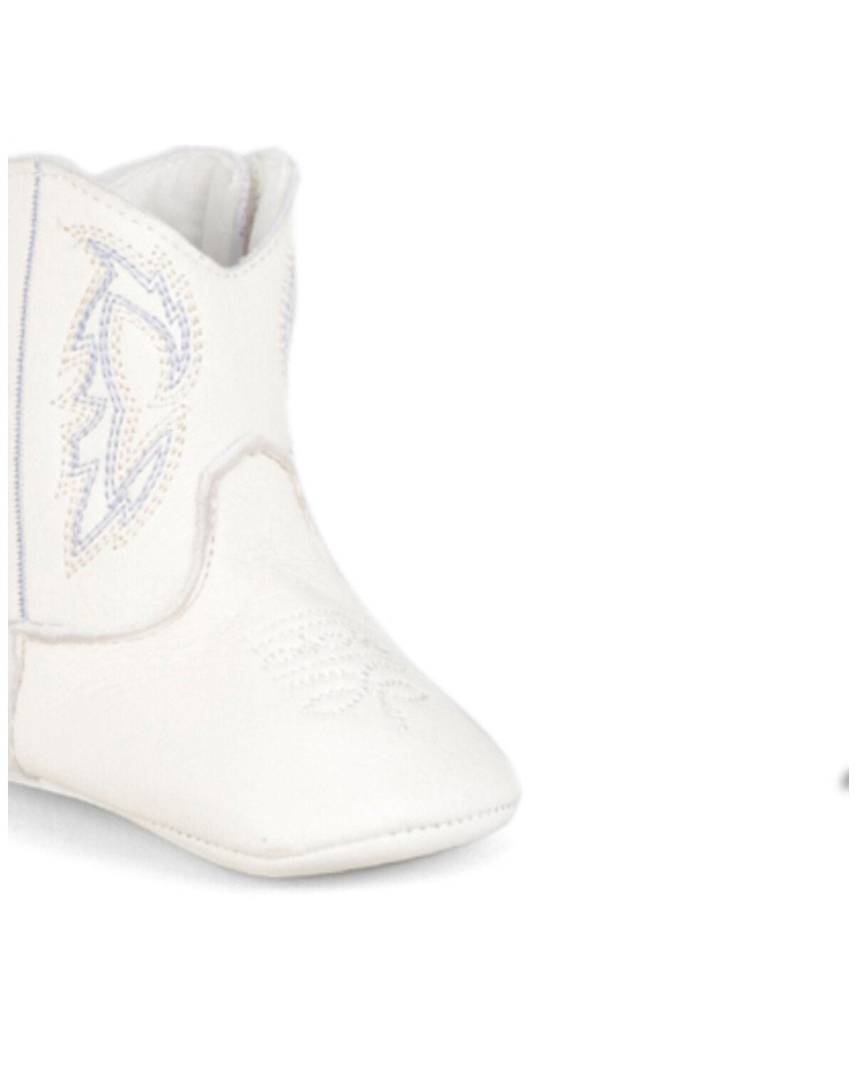 Justin Infant Boys' Baby Canter Western Boots - Broad Square Toe, White, hi-res