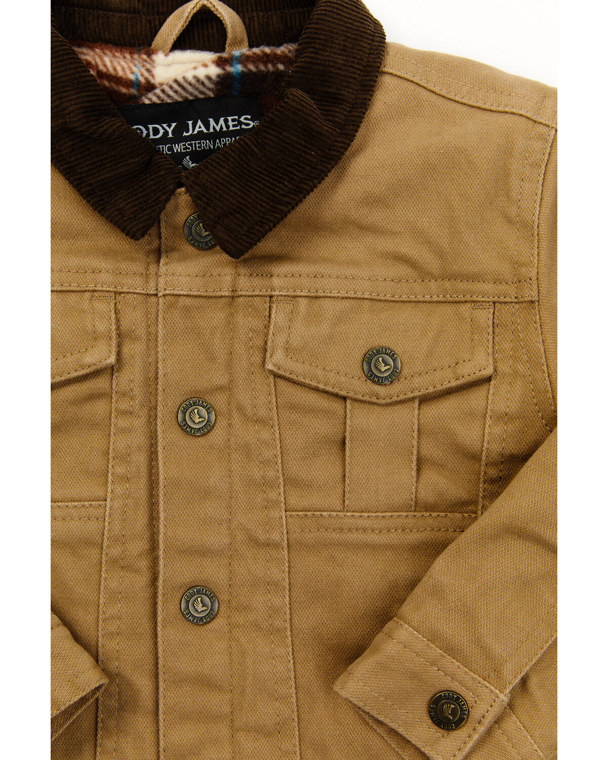 Image #2 - Cody James Toddler Boys' Washed Cotton Jacket, Beige/khaki, hi-res