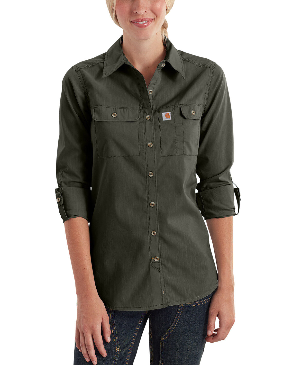 Carhartt women's force ridgefield shirt Clearance