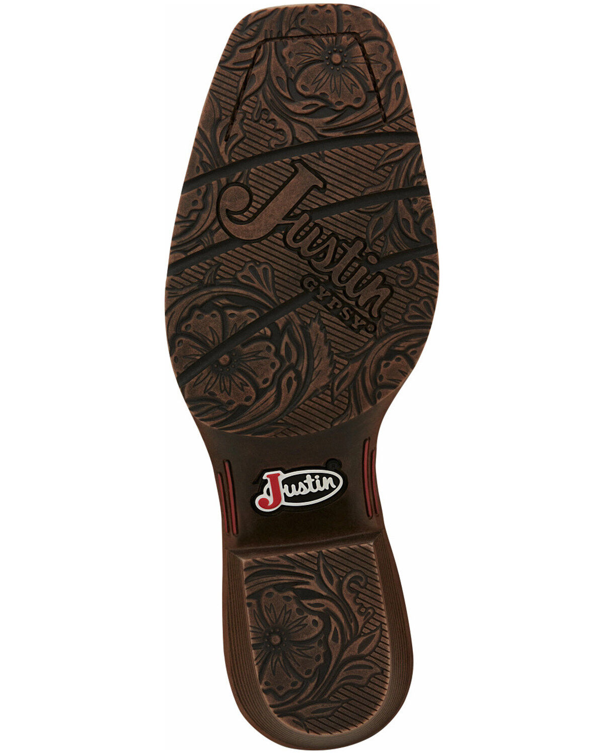 Image #7 - Justin Women's Jesse Brown Western Boots - Square Toe, Brown, hi-res