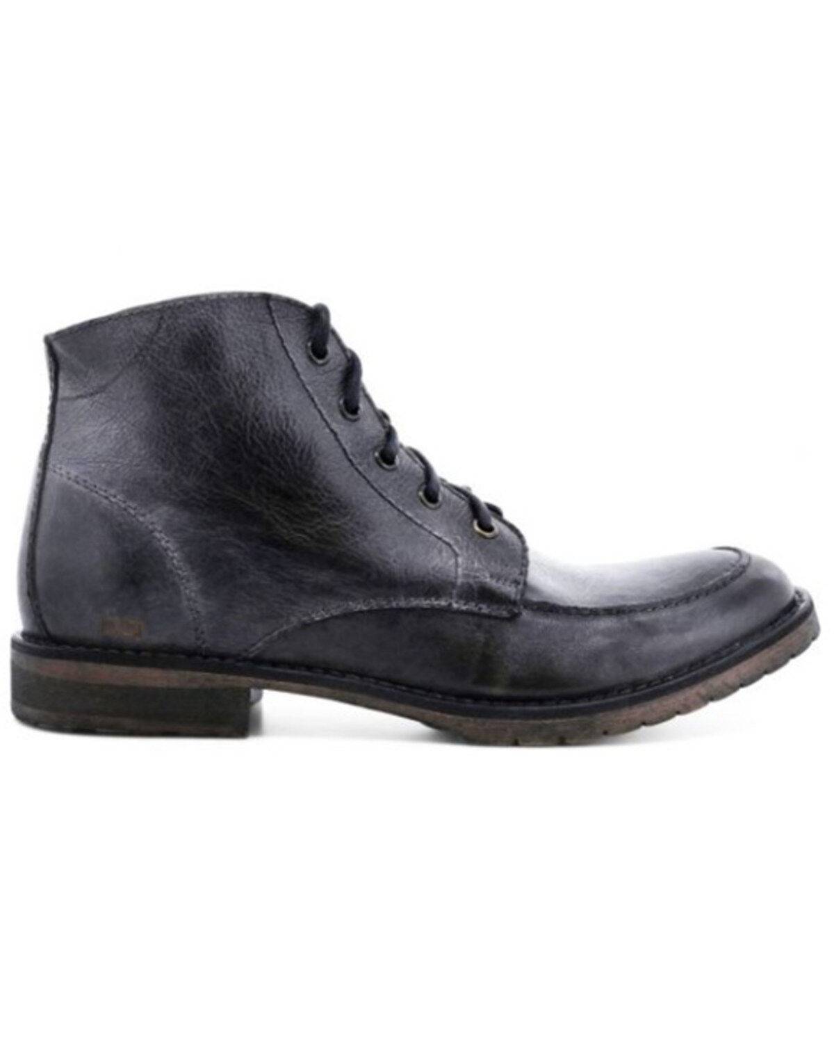 Image #2 - Bed Stu Men's Curtis II Leather Lace-Up Casual Boot - Round Toe, Dark Grey, hi-res