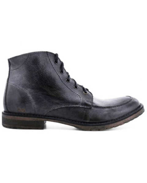 Image #2 - Bed Stu Men's Curtis II Leather Lace-Up Casual Boot - Round Toe , Dark Grey, hi-res