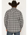 Image #4 - Moonshine Spirit&reg;&nbsp;Men's Kick Back Dobby Plaid Print Long Sleeve Snap Western Shirt, Black, hi-res